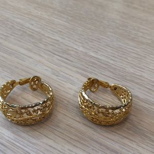 Pretty clip earrings by Monet.